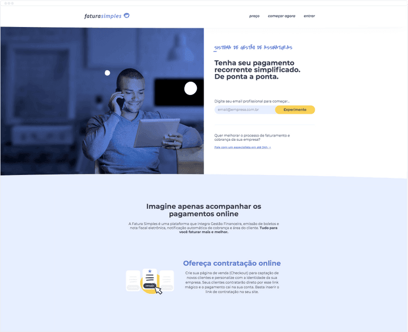 Fatura Simples Home Page