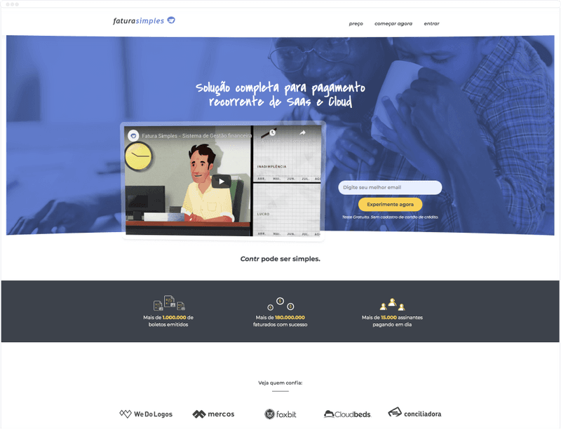 Fatura Simples landing Page 3
